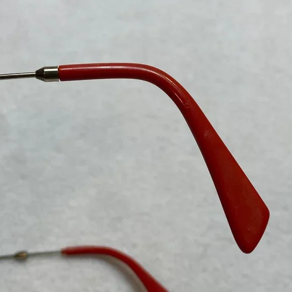 Miu Miu BP17678402 Eyeglasses Red Black Gold Cats Eye - Picture 13 of 16